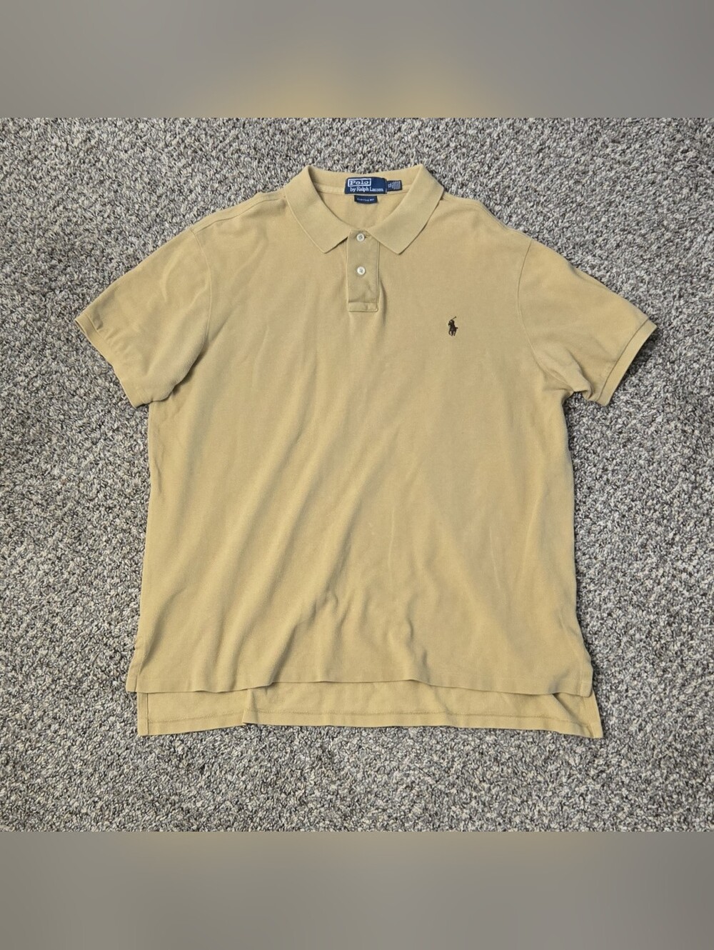 Polo by Ralph Lauren Tan Short Sleeve Polo Shirt